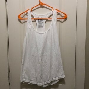 White nike tank